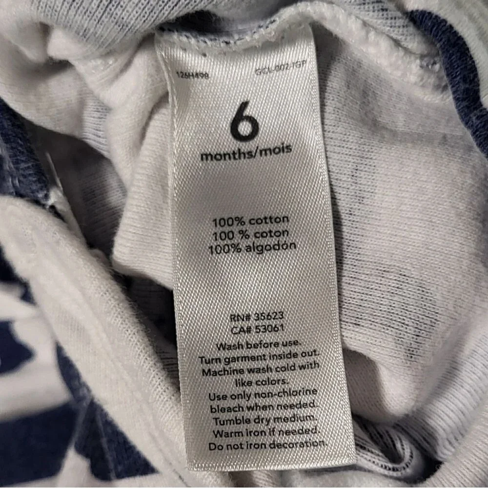 Carter's X Onesies Baby Boy 3pc Outfit Bundle- Bodysuit & Pants Size 6M-9M